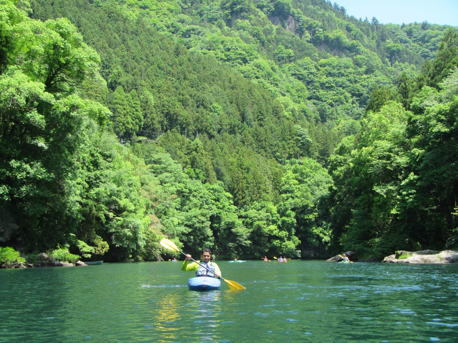 Kayaking in Okutama