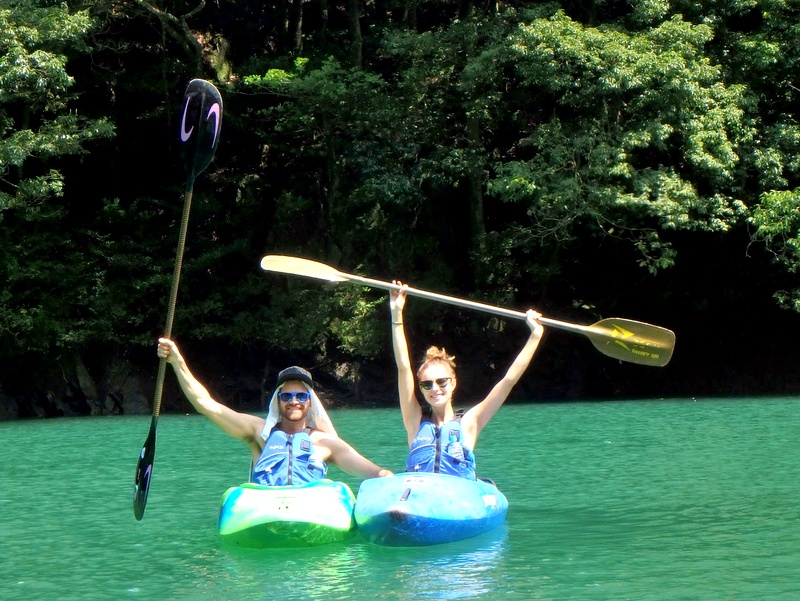 Kayaking in Okutama