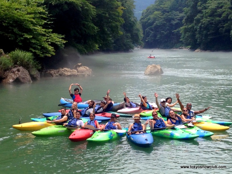 Kayaking in Okutama