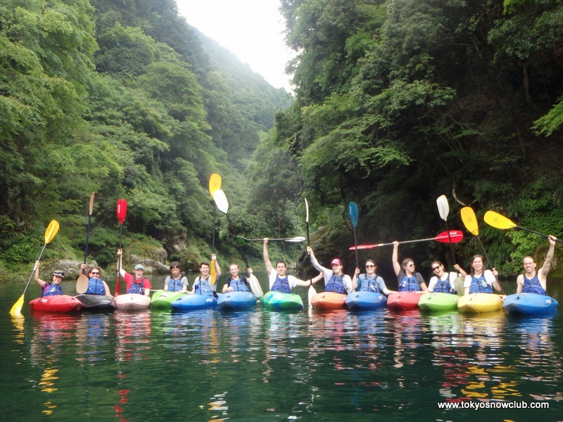 Kayaking in Okutama