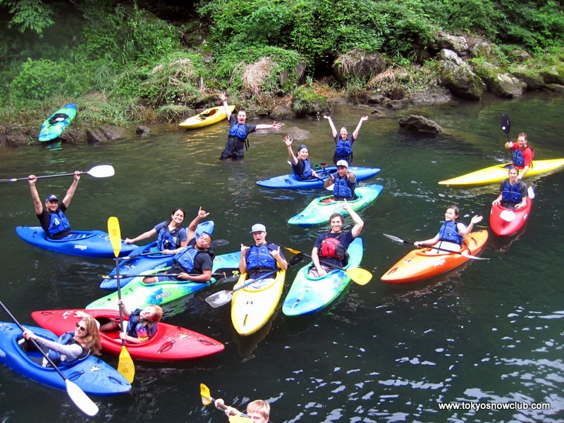 Kayaking in Okutama