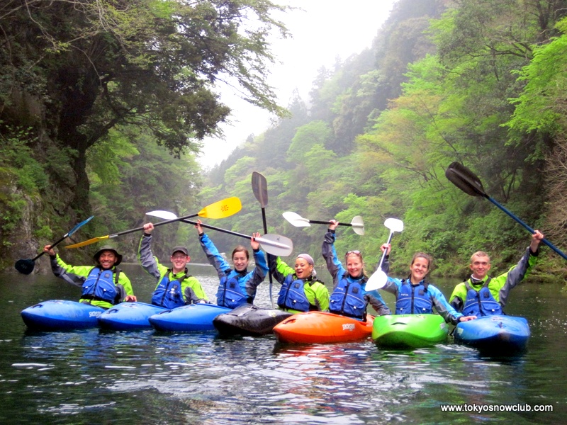 Kayaking in Okutama