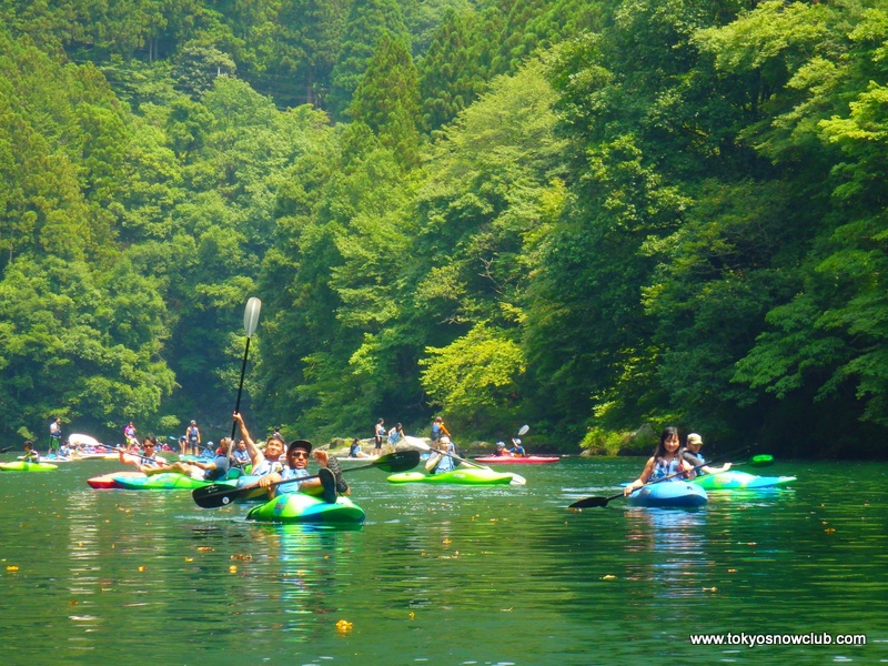 Kayaking in Okutama