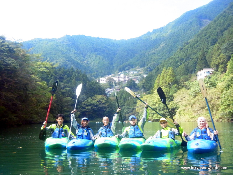 Kayaking in Okutama