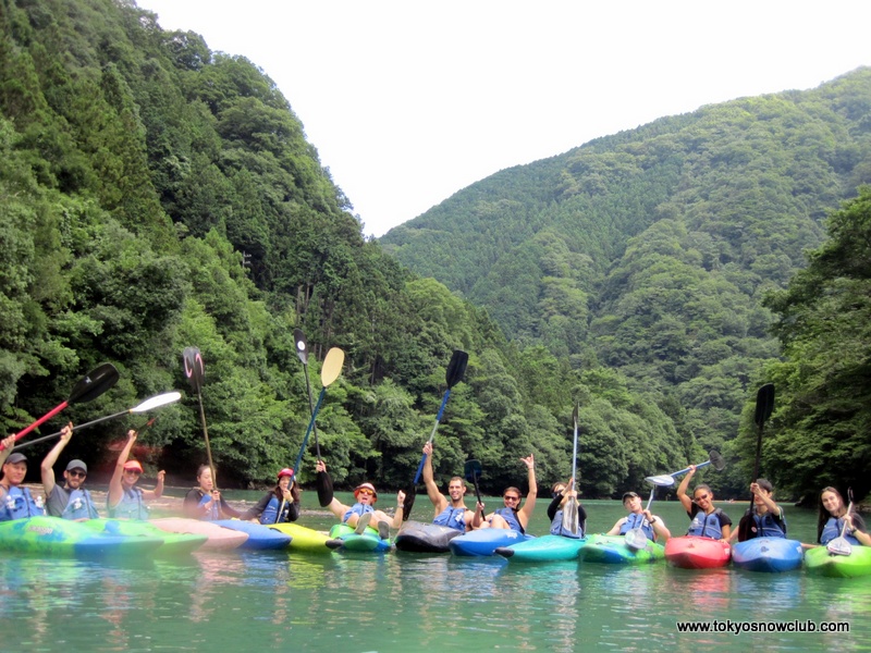 Kayaking in Okutama