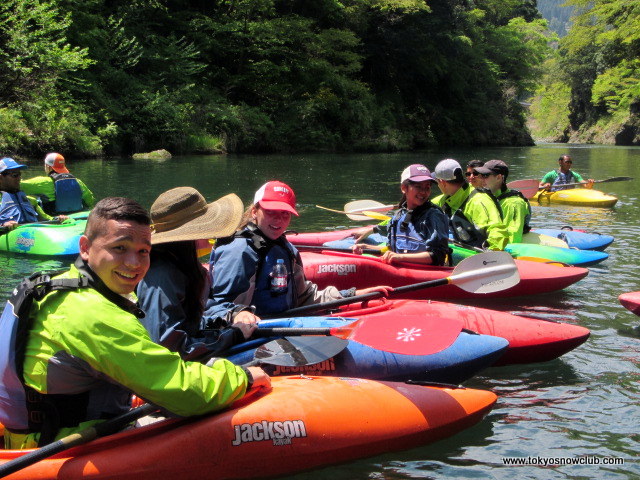 Kayaking in Okutama