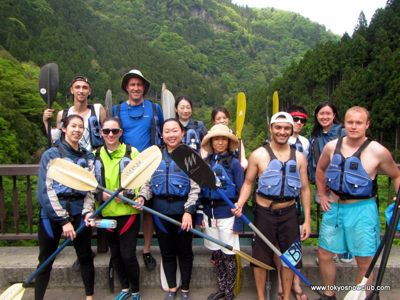 Kayaking in Okutama