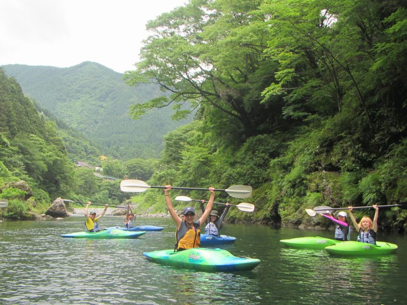 Kayaking in Okutama