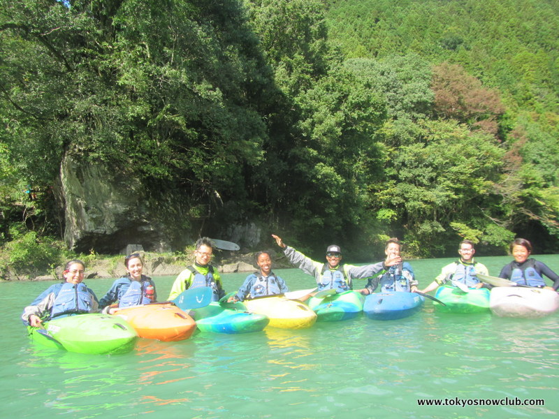 Kayaking in Okutama