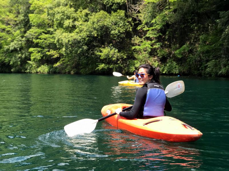 Kayaking in Okutama