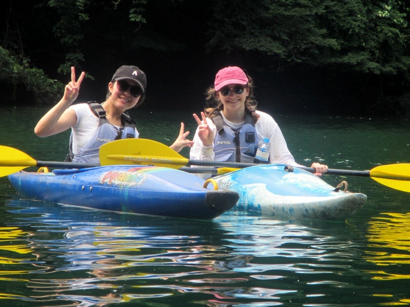 Kayaking in Okutama