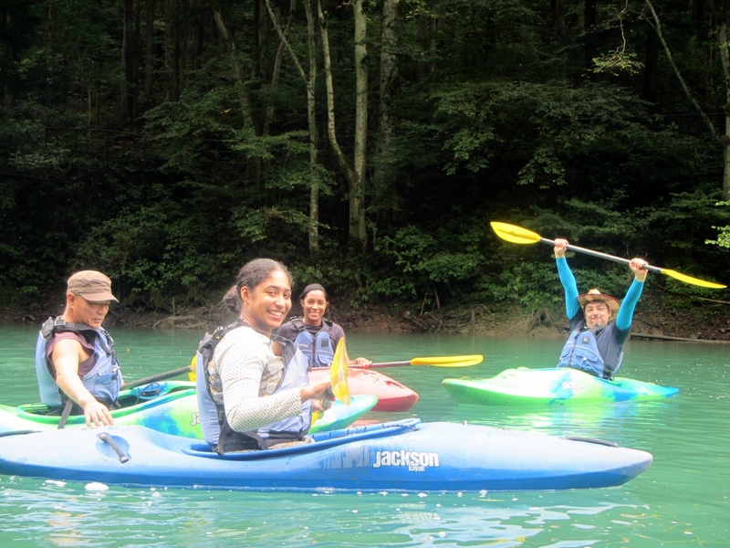 Kayaking in Okutama