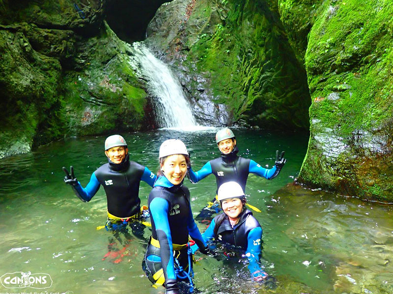 Canyoning in Okutama