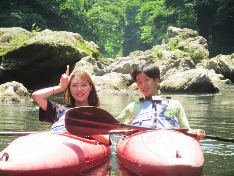 Kayaking in Okutama