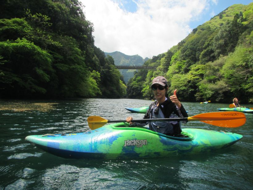 Kayaking in Okutama