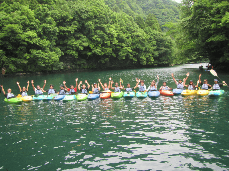 Kayaking in Okutama